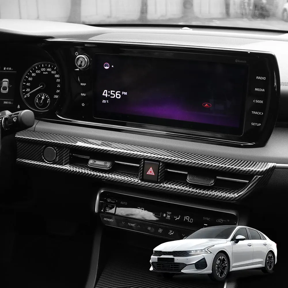 

Декоративная рамка центрального воздуховода из АБС-пластика для KIA K5 2019-2024