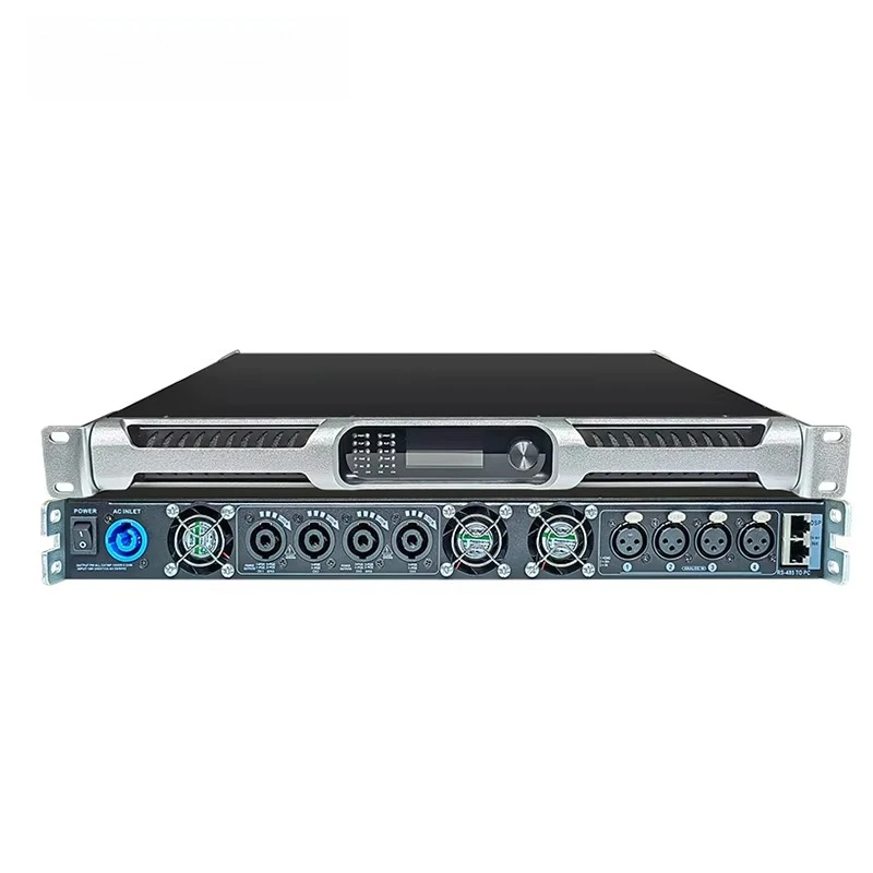 2pcs PFA10KDSP High Quality Channel Amplificador De 4 Channels Class D Audio Professional Power Subwoofer Amplifier