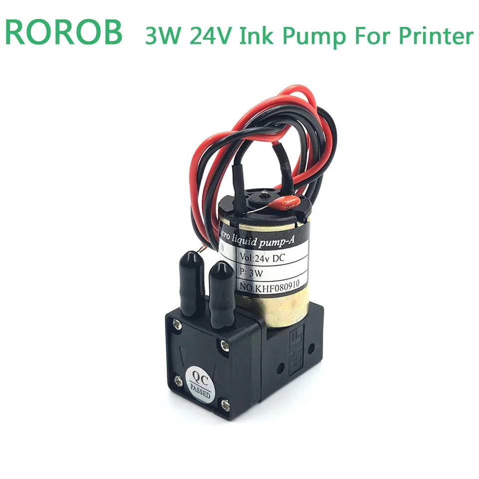 3W 24V Diaphragm Liquid Pump Ink Recirculation Pump For Solvent Ink For Crystal Wit-Color Locor Phaeton Allwin Inkjet Printer