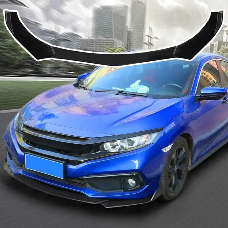 Car Front Bumper Lip Splitter Adjustable Front Bumper Body Kit For Car Front Bumper Lip Body Kit Spoiler Easy Installation