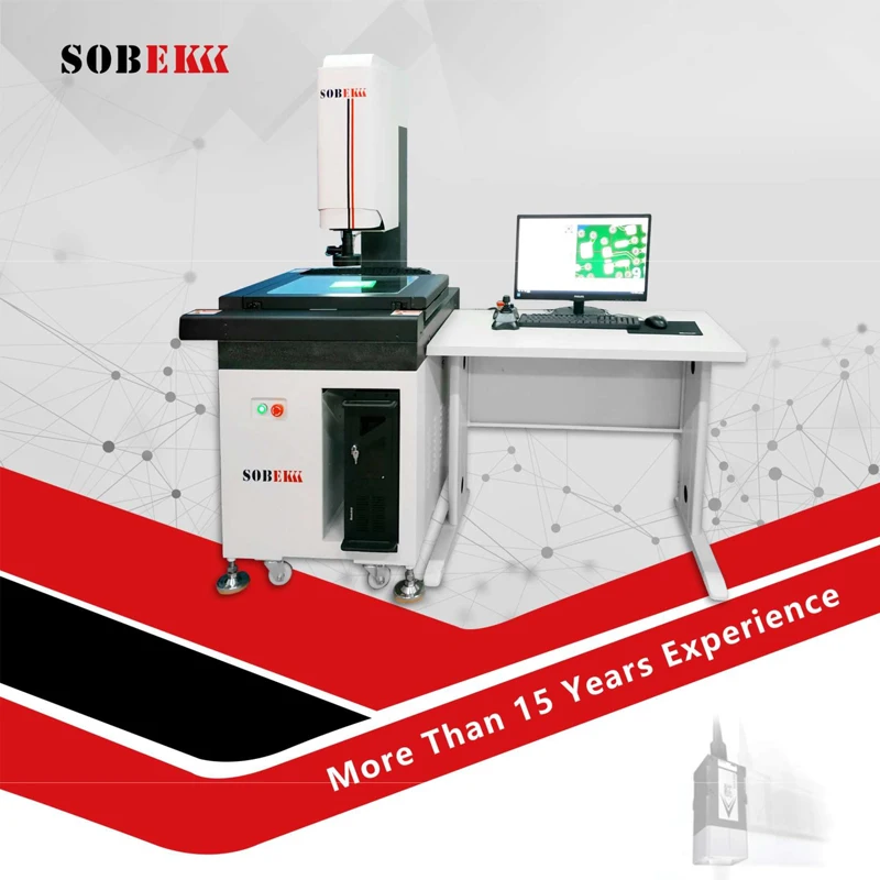 Erschwingliches optisches CNC-2D-Messsystem, automatisches Video-Messsystem mit digitalem Farb-CCD