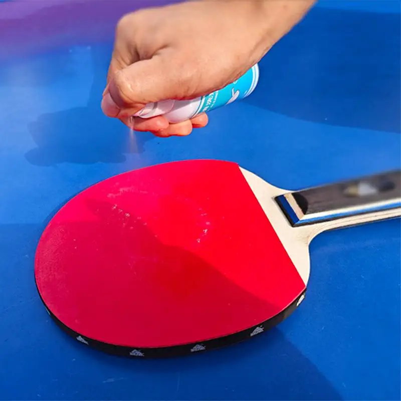 Table Tennis Racket Rubber Cleaner 100ml Cleaning Spray With Sponge Cleans Dust Oil Stains Sweat From The Rubber To Maintain Its