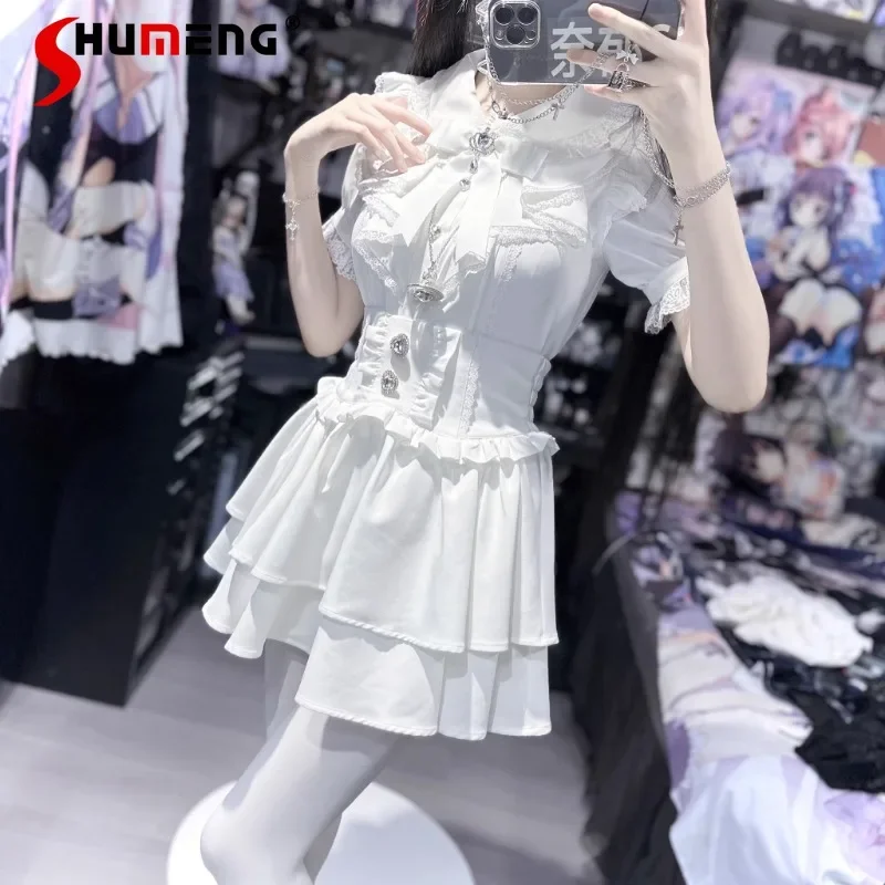 

Love Gem Skirt Mass-produced Mine Series New Japanese Lolita Style Waist Double-layer Short Skirt Original Cute Versatile Skirts