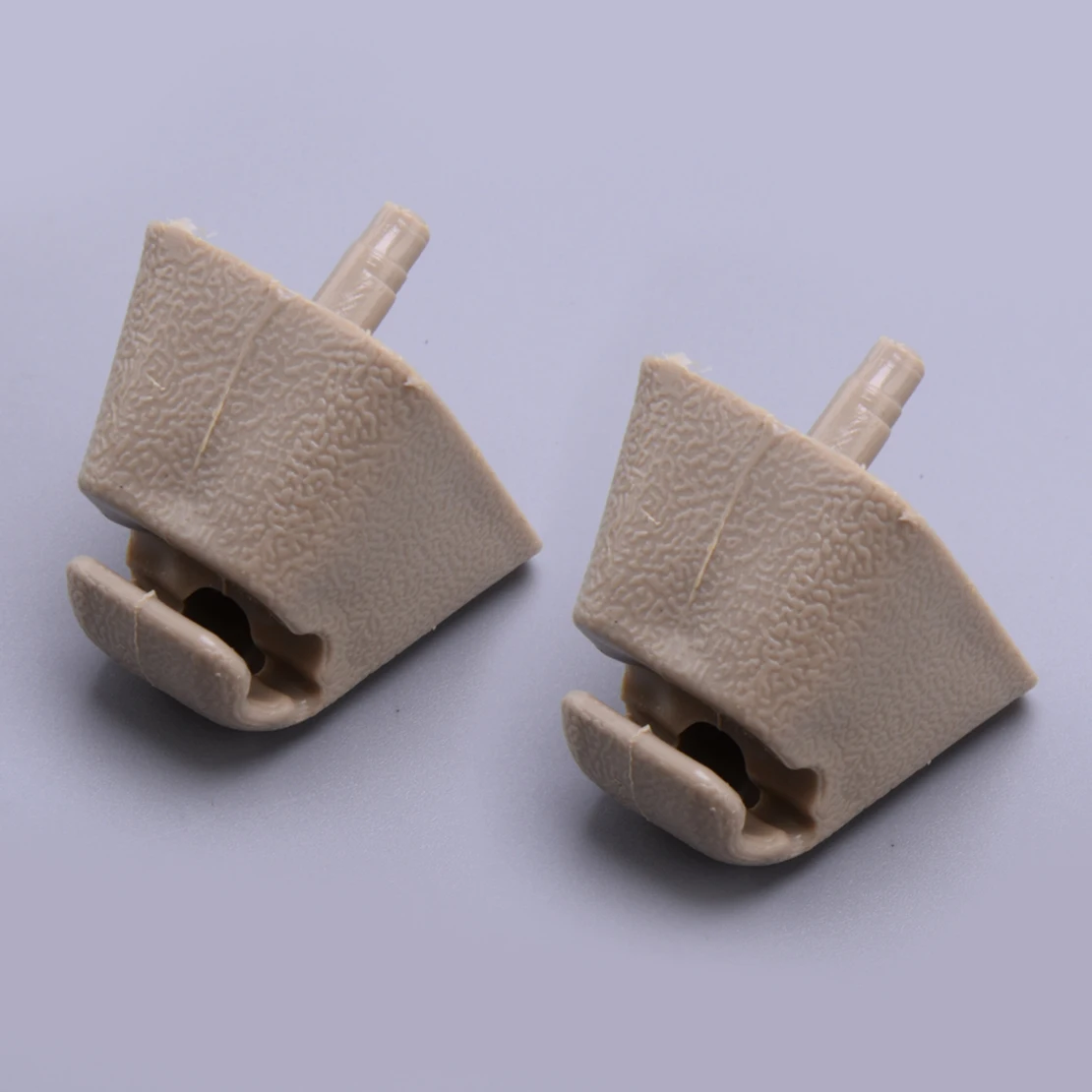 2Pcs Sun Visor Sunvisor Clips Brackets Fit for Holden Commodore Berlina Calais VN VG VF VR VS VT VX VY VZ Beige Plastic