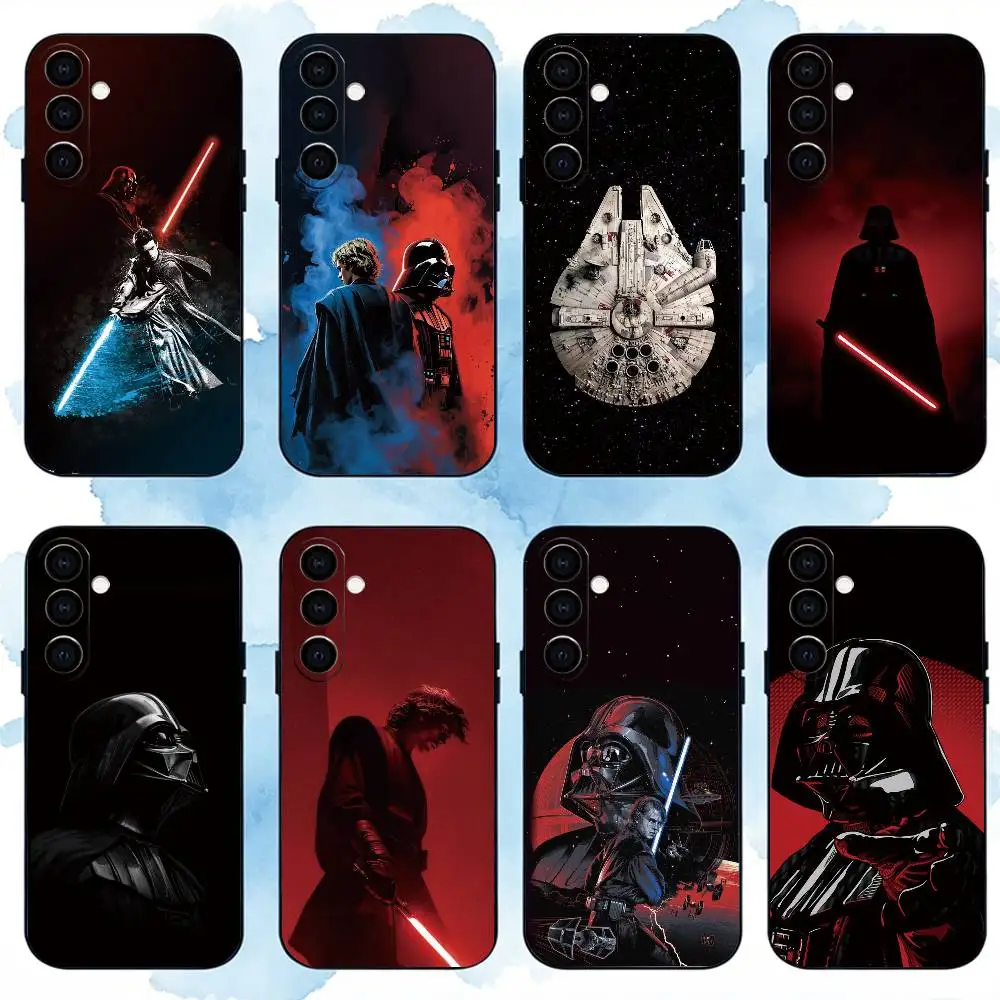 Epic S-Star W-Wars Phone Case Black Silicone Soft For Samsung Galaxy A73,A72,A71,A70,A53,A52,A51