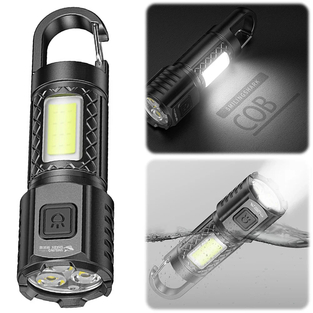 Led Cob Flashlight …
