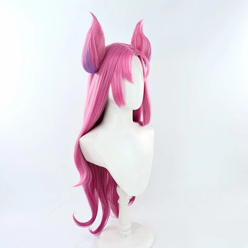 Star Guardian Kai'Sa Cosplay Wig Silicone Simulated Scalp Two-Tone Gradient