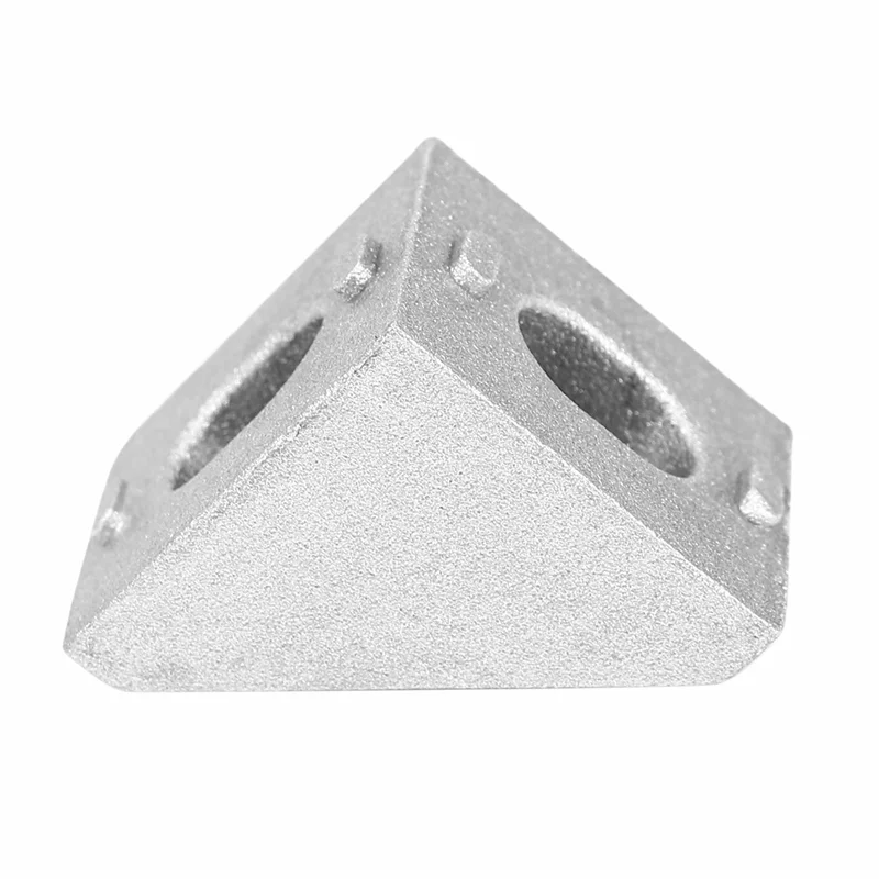 

【Домашние аксессуары】400 шт., угловой монтаж 2020, алюминиевый соединительный кронштейн 20X20 L, крепеж, подходит для использования 2020, промышленный алюминий