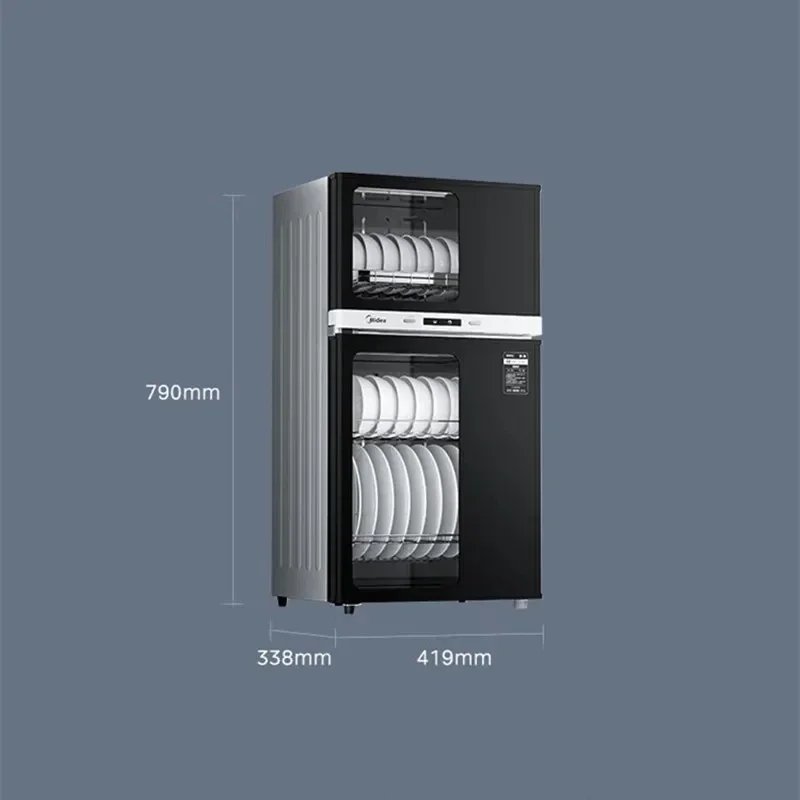 ميديا-أدوات المائدة المطبخ تطهير خزانة ، ارتفاع درجة الحرارة تطهير خزانة ، آلة التجفيف ، 77L