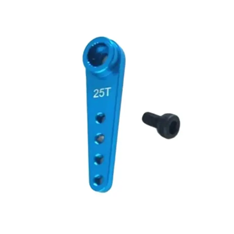 Standard Servo Horn 25T Aluminum Arm 25 Teeth For Futaba JX Steering Gear Long Rocker Metal Rudder