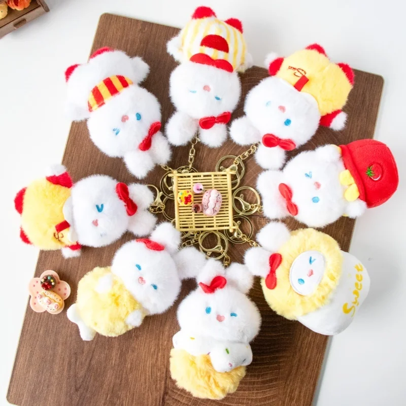 

Новая оригинальная серия Xivo Burger Bunny, плюшевая виниловая слепая коробка, аниме-фигурки, модная игрушка, дисплей, детский подарок, кавайные игрушки-сюрпризы