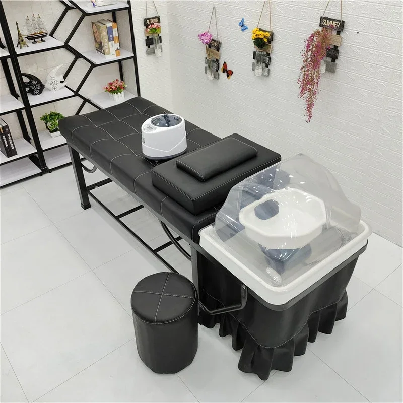 Shampoo bed, hair salon, hair salon, specialized beauty salon, massage ear collection, constant temperature water circulation