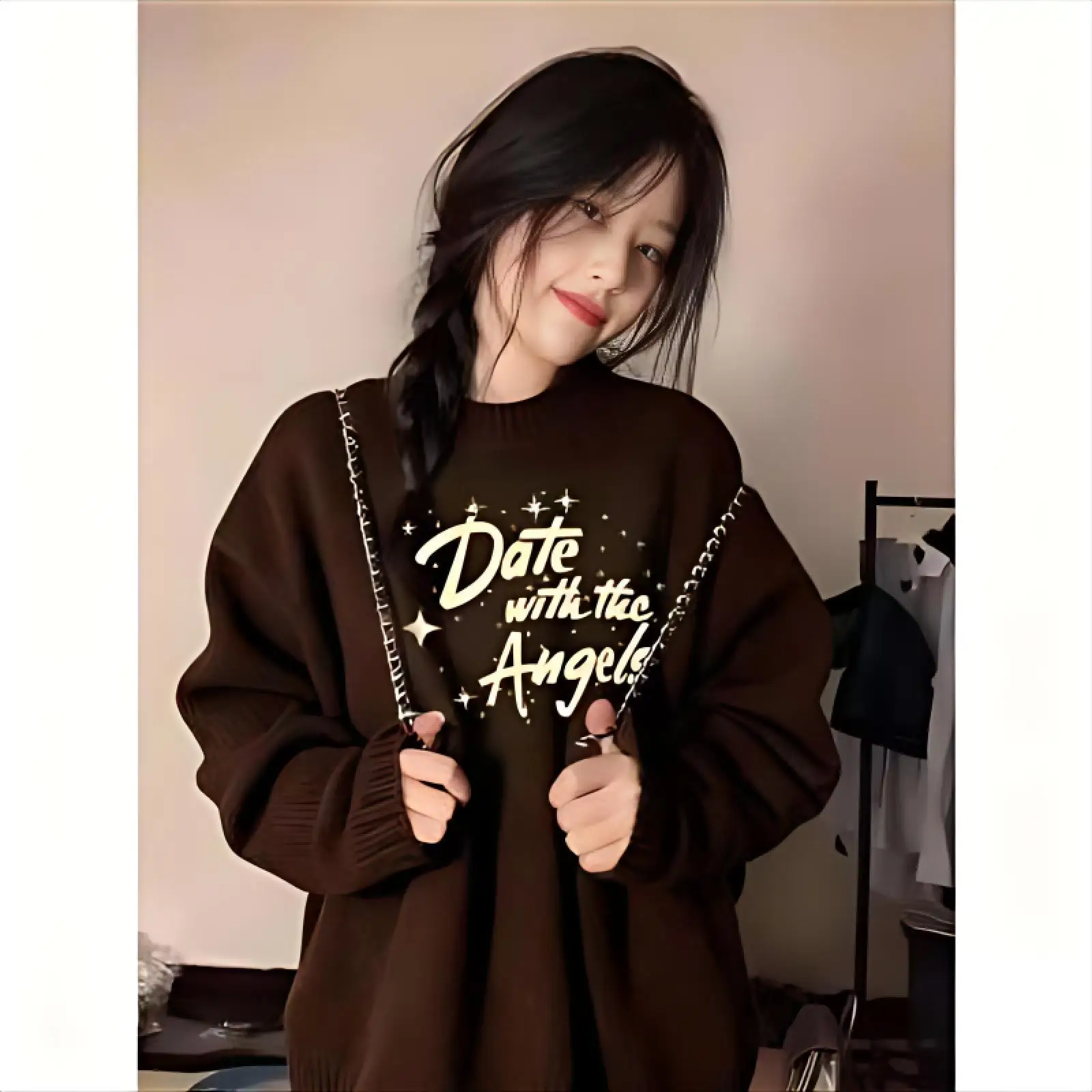 

Womens Pullovers Hoodie Fleeced 2026 Winter Christmas Holiday Festive Red Green Snowflake Pattern Ugly Sweater Party Fun Novelty