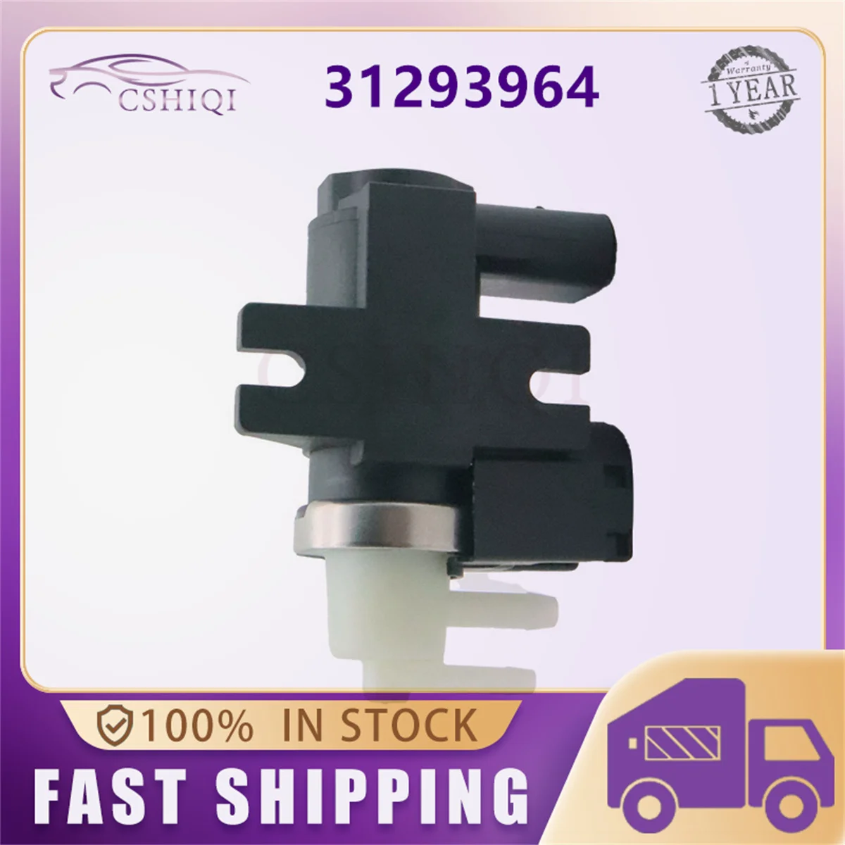 

31293964 Turbo Boost Control Solenoid Valve For 2008-2017 Volvo XC60 C30 V60 C70 S60 S80 V40 V70 XC70 D3 D4 D5 Diesel 7.02325.02