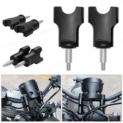 Motorcycle Black CNC Handlebar Bar Riser Clamp Rise Up For Honda Rebel CM CMX 300 500 CMX300 CMX500 1100 2017-2021