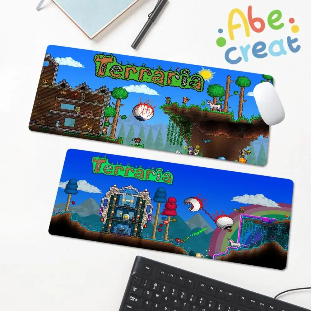 

Terraria Mousepad Large XXL Gaming Laptop Computer Desk Mat Mouse Pad Mouse Mat Notbook Mousepad Gamer