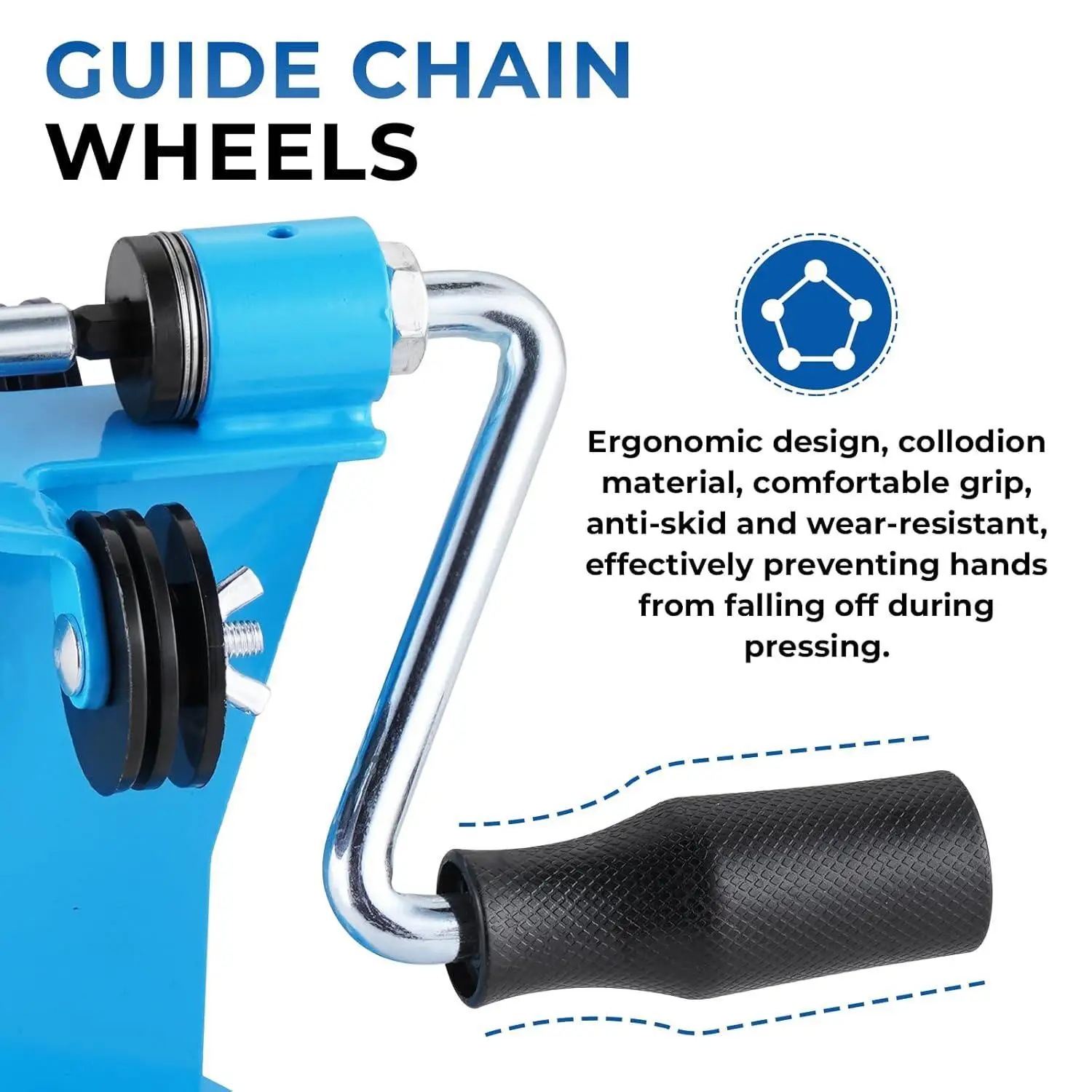 2-in-1 Electric Saw Chain Breaker & Rivet Spinner, Chainsaw Chain Breaking & Riveting Tool