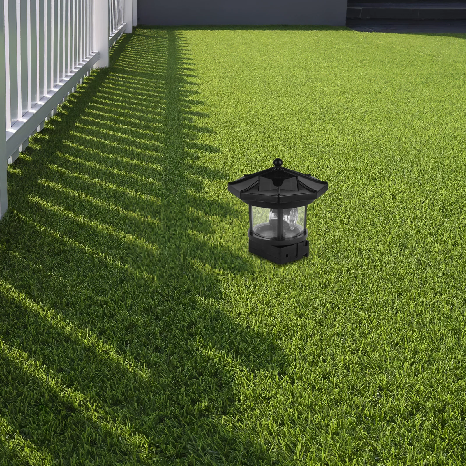 

1Pcs Rotating Lighthouse Solar Light Outdoor Garden Lamp Waterproof LED Landscape Lighting Decorative Courtyard Yard Light