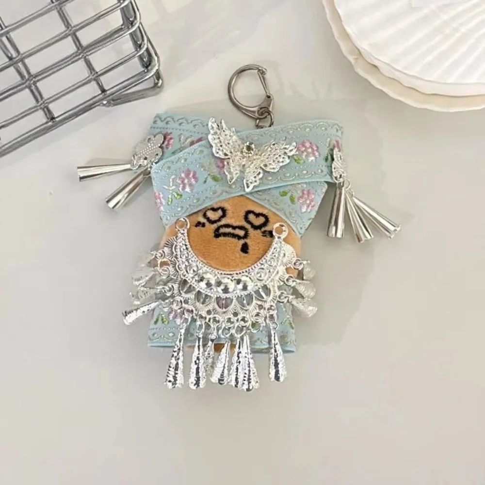Creative Ethnic Style Potato Keychain Tassel Cartoon Pendant Handbag Gift Cute Backpack Ornament Backpack Decoration