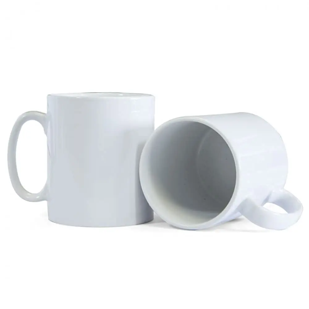 wholesale Promotional Blank Customized Paintable Ceramics 11Oz Cheap Plain White Coffee Mug