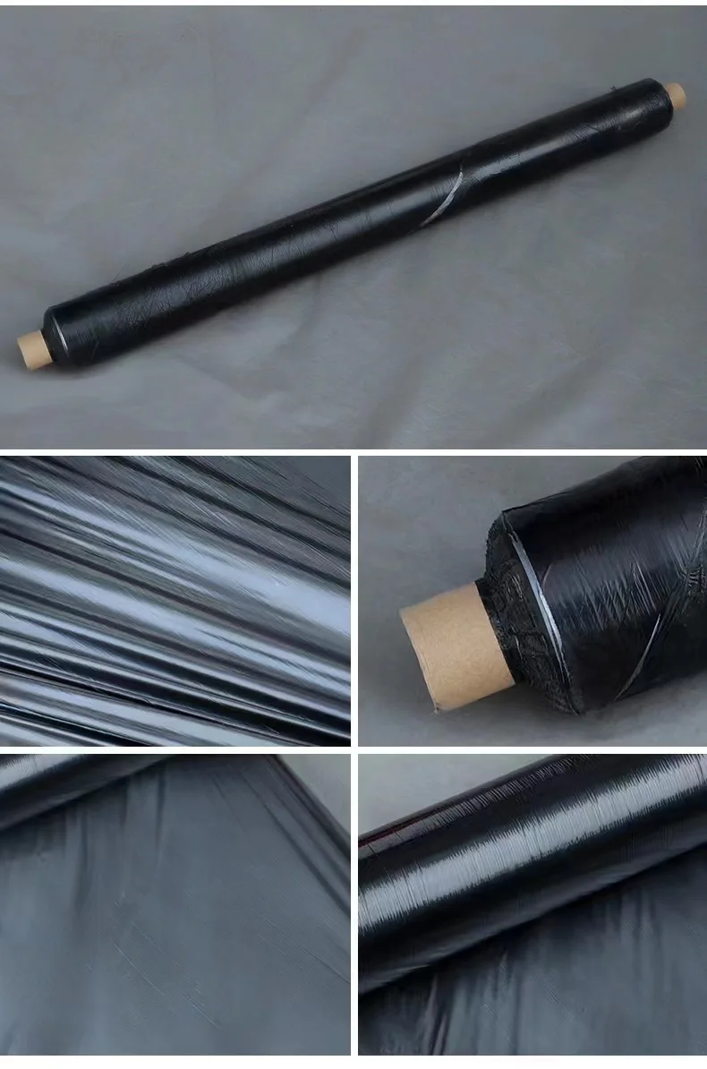 2025年農業用反射ブラック/シルバーポリエチレンポリマルチフィルム雑草マットバリアプラスチックグランドカバー（防草マット）