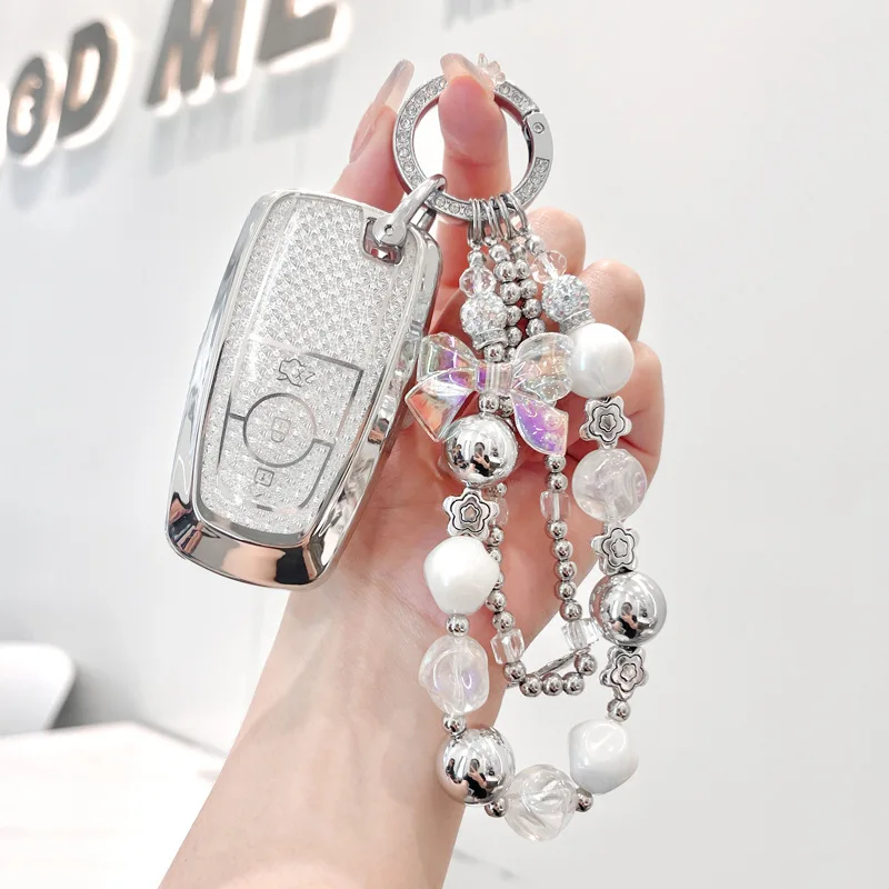 

Женский брелок подходит для Ford Focus Mondeo Edge, набор ключей, женские аксессуары для декора салона автомобиля Ford Focus