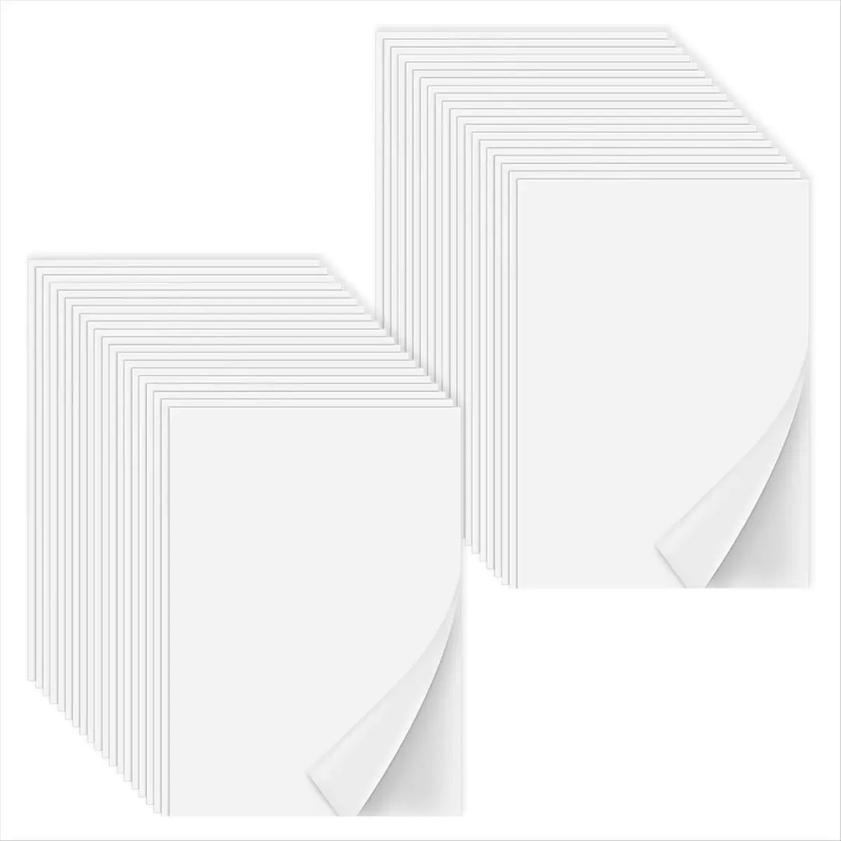 【2026 TOP Global】▼△◑Iron on Adhesive Sheets 40PCS, Heavy Weight Double-Sided Heat Melt Fabric-Glue Sheet, A4 Size Fusible Adhesi