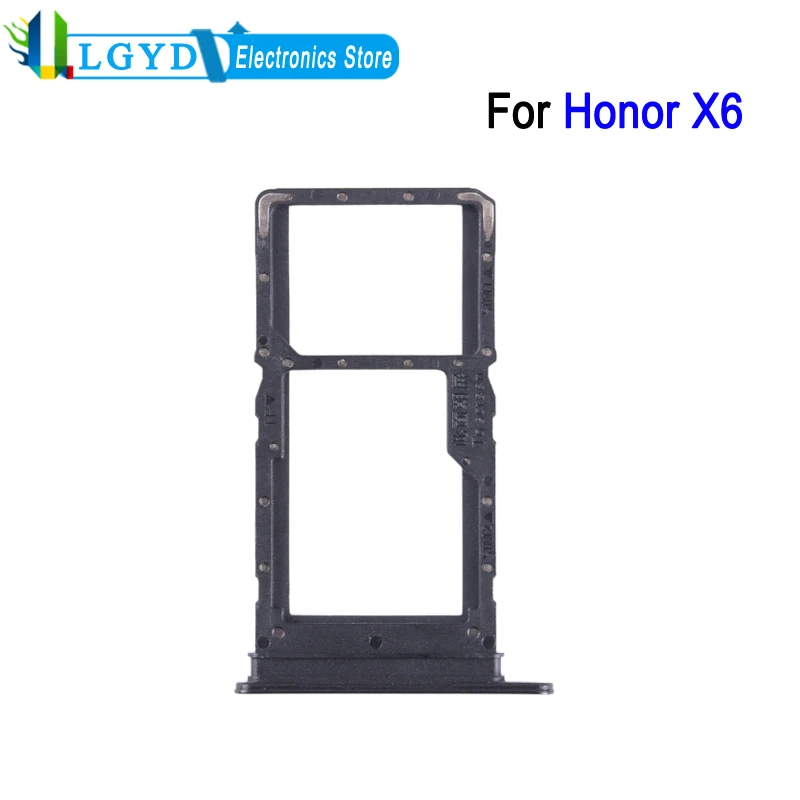 Dual SIM Card Tray For Honor X6 Phone SIM1 + SIM2 / Micro SD Card Tray Replacement Part