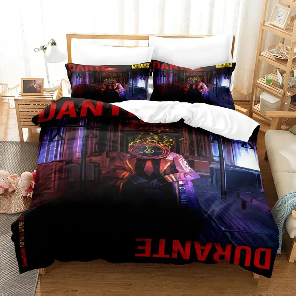 

3D Print Anime Game Limbus Company Bedding Set,Duvet Cover Bed Set Quilt Cover Pillowcase,King Queen Twin Size Boys Girls Adults