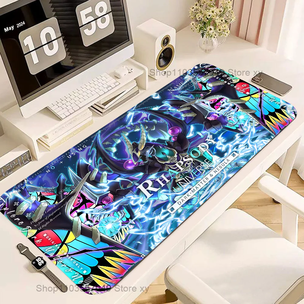 Game Yu-Gi-Oh Tearlaments Kitkallos Mousepad Desk Pad Gaming Accessories Prime Gaming XXL Keyboard Pad Stitched Pad