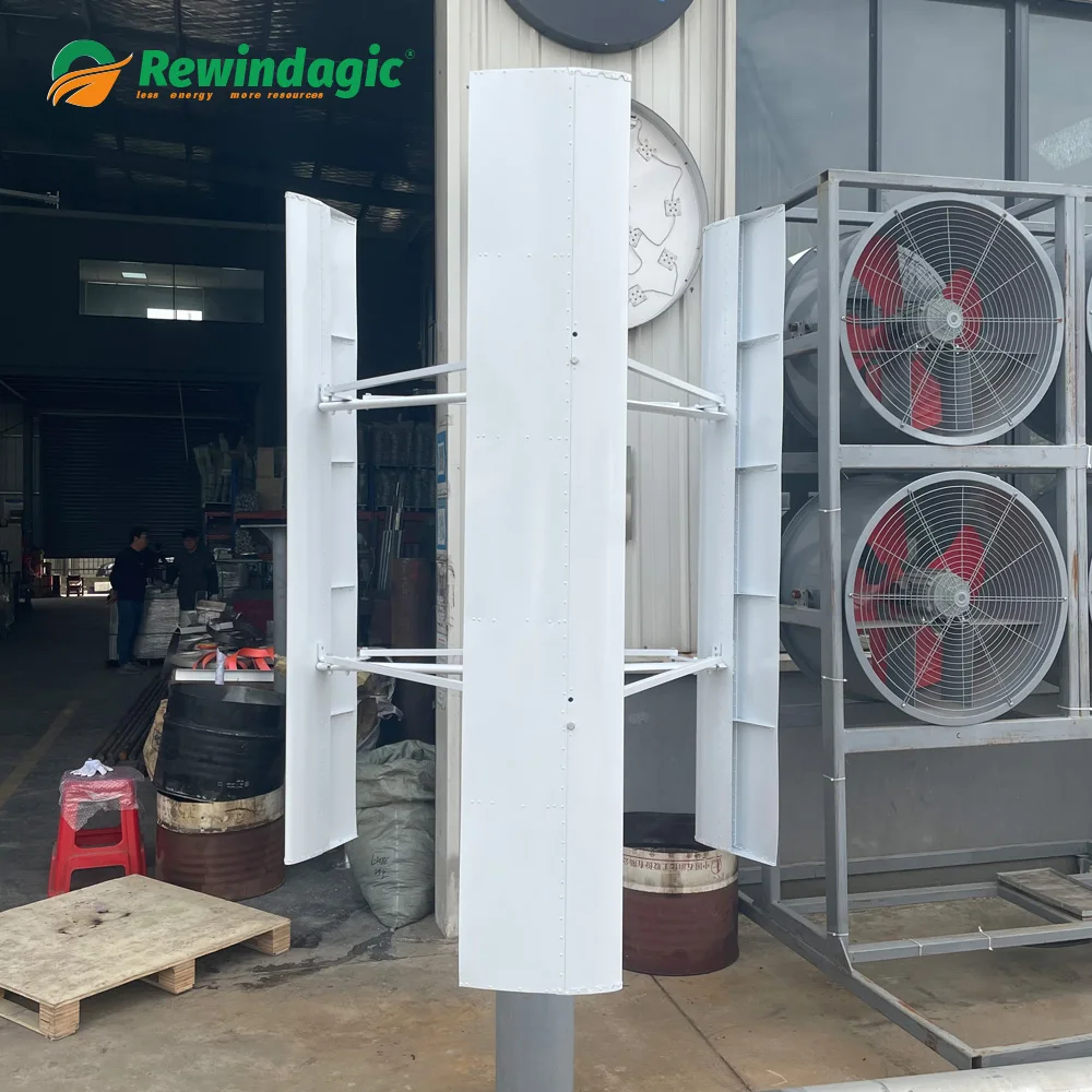 Imagem -06 - Turbina Eólica de Eixo Vertical 30kw 40kw 50kw 80kw 100kw 48v380v Energia Alternativa Livre Sistema Off Grid Controlador Híbrido