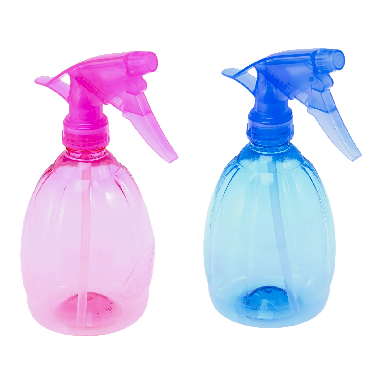 2 Pcs Curls Hand Pressure Spray Bottles for Face Fine Mist Refillable Hair Sprayer Empty