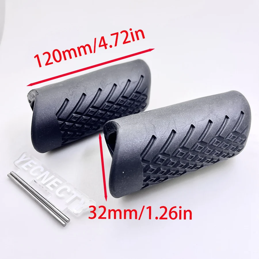 2PC Universal 32MM Motorcycle Crash Bar Front Bumper Protective Cover Rubber Engine Guard Pad For Harley Suzuki BMW Ducati Honda