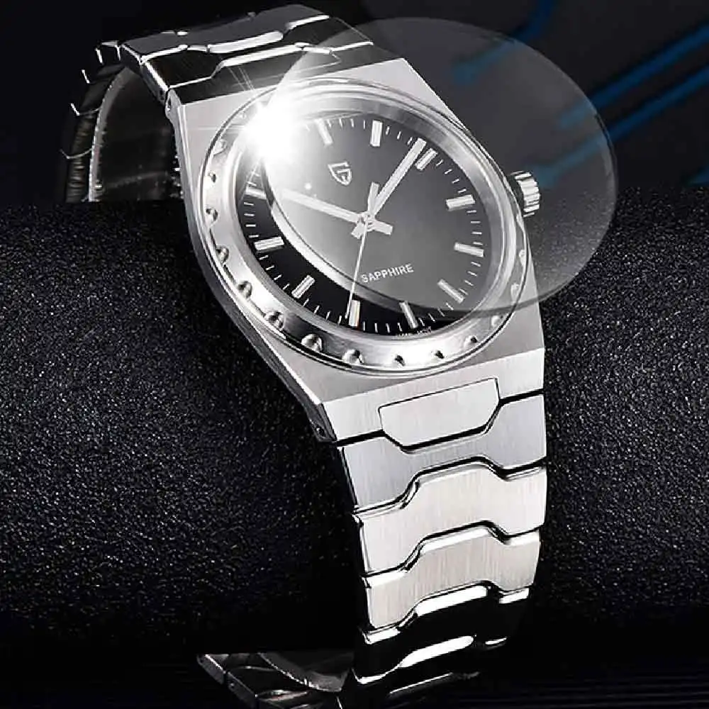 

PAGANI DESIGN 2025 новые ультратонкие кварцевые мужские часы 7 мм из нержавеющей стали с сапфировым стеклом 10 бар водонепроницаемые C3 обновление V2 reloj hombre