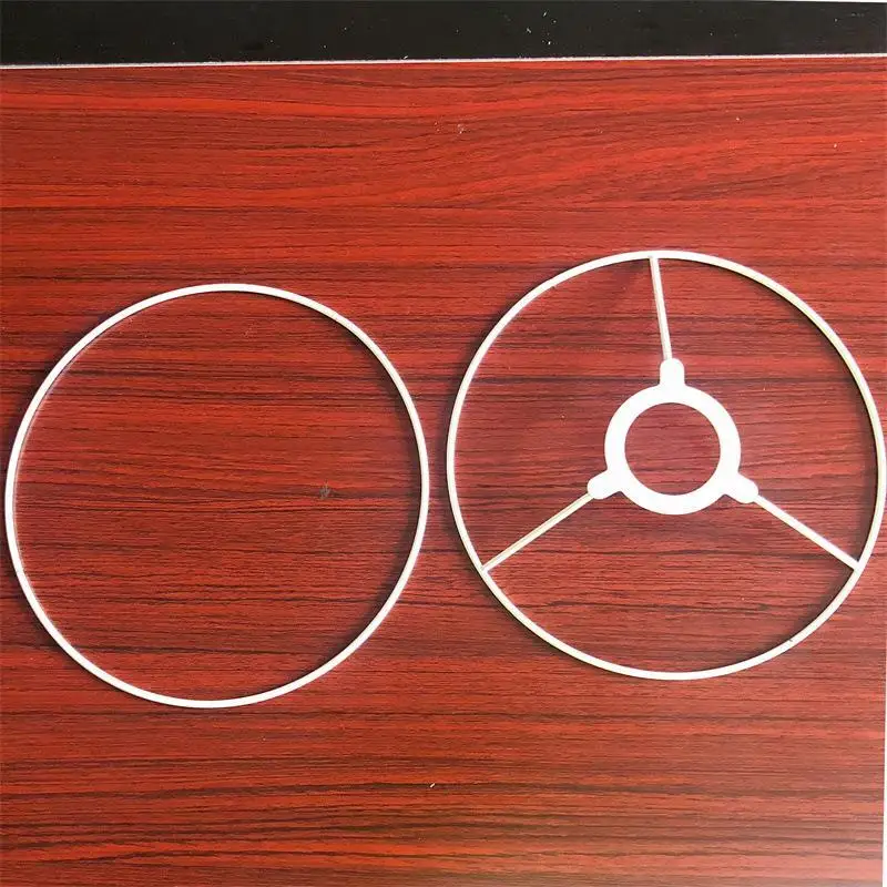 Round Metal Lamp Shade Fix Rings Scratch Resistant Support Holder for DIY Chandelier Restaurant Light Repair Projects