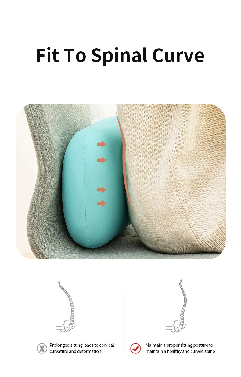 Multifunktions 1PC Memory Foam Neck Kissen Langsam Rebound Weiche Reise Kissen Für Schlafen Zervikale Gesundheit Massage Kissen Nickerchen kissen – Detail 6