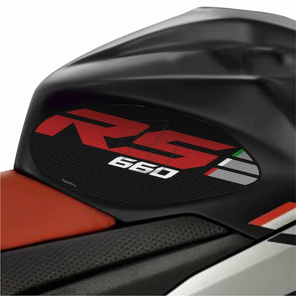 For Aprilia TUONO RS 660 2020 2021 2022 Motorcycle Non-slip Side Fuel Tank Stickers Waterproof Pad Rubber Sticker