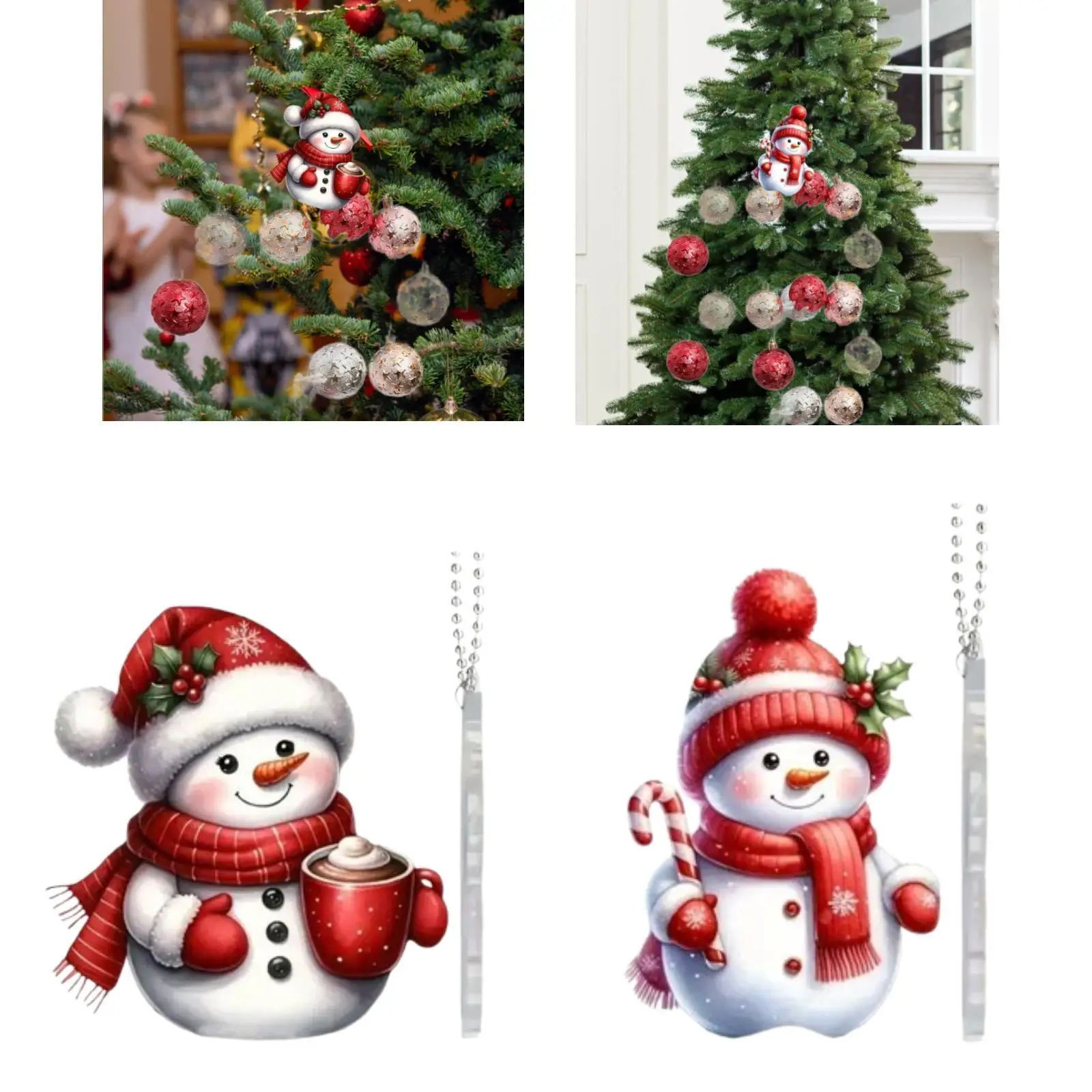 Christmas Tree Snowman Hanging Pendant Decorative Christmas Tree Hanging