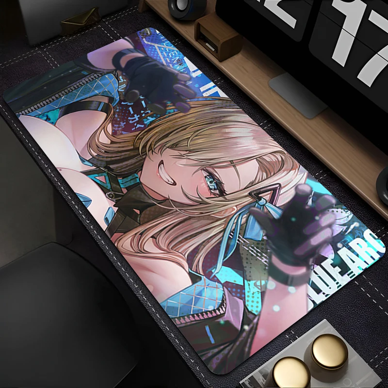 

Mouse Pad PC Accessories Keyboard Pad Office Desk Mat Anti Slip Mousepad Rubber Tablet Pad Anime Sexy Girls Gaming Extended Pad