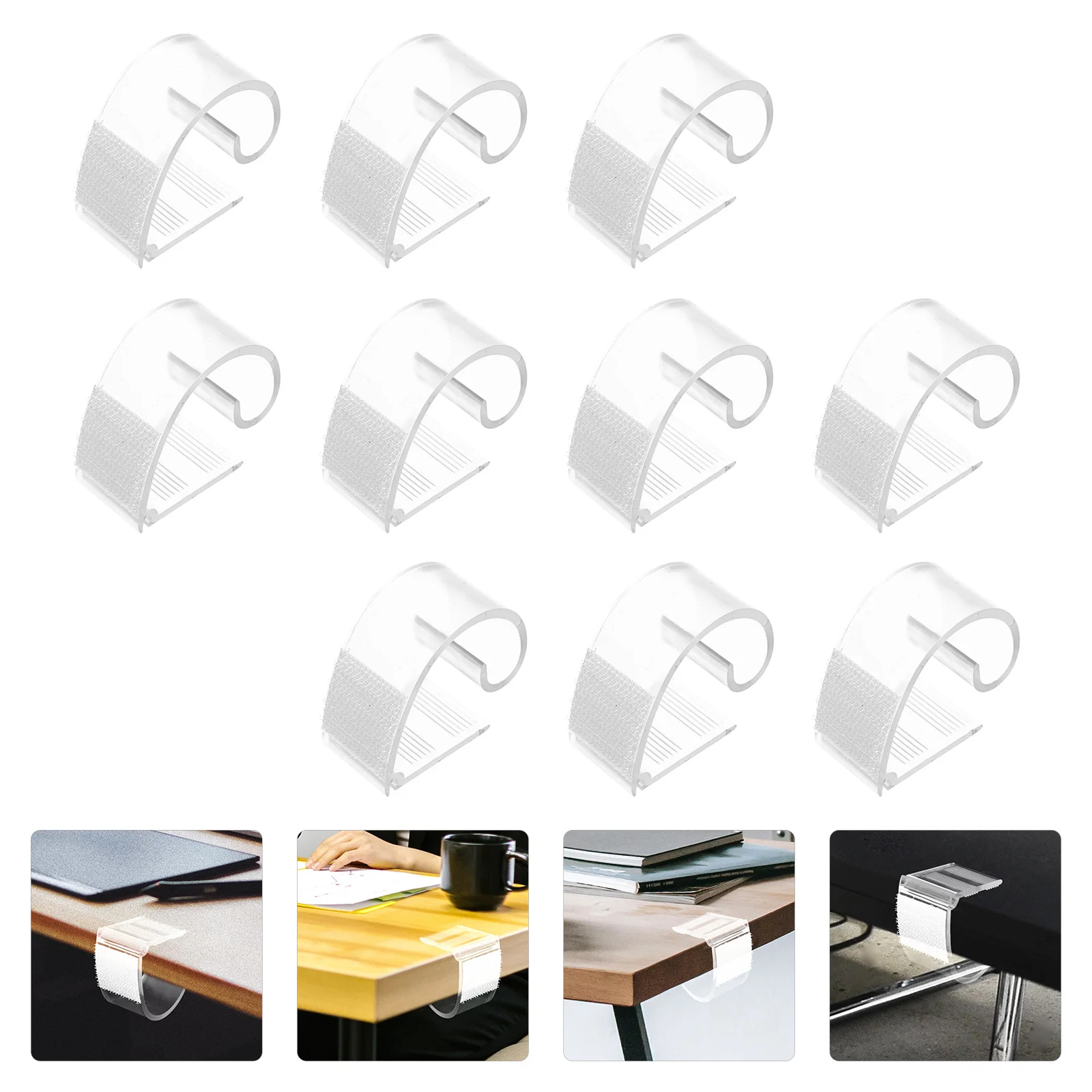 10pcs Tablecloth Clips Plastic Waterproof Windproof Fixing Tools For Outdoor Indoor Use Table Cover Holder Clamp