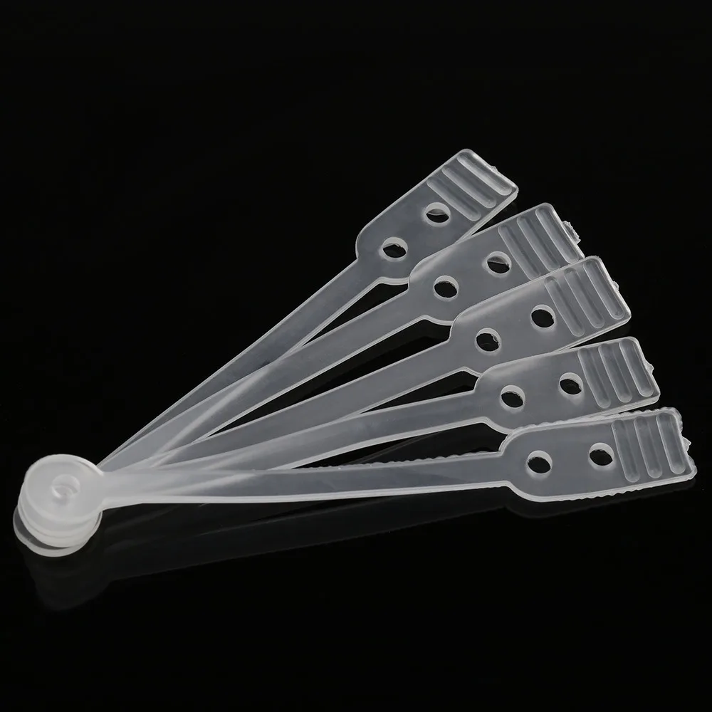 

50pcs Professional Perm Rod Bands High Elasticity Transparent Replacement Elastic Rubber Bands Durable 8.3cm Perm Rods Band