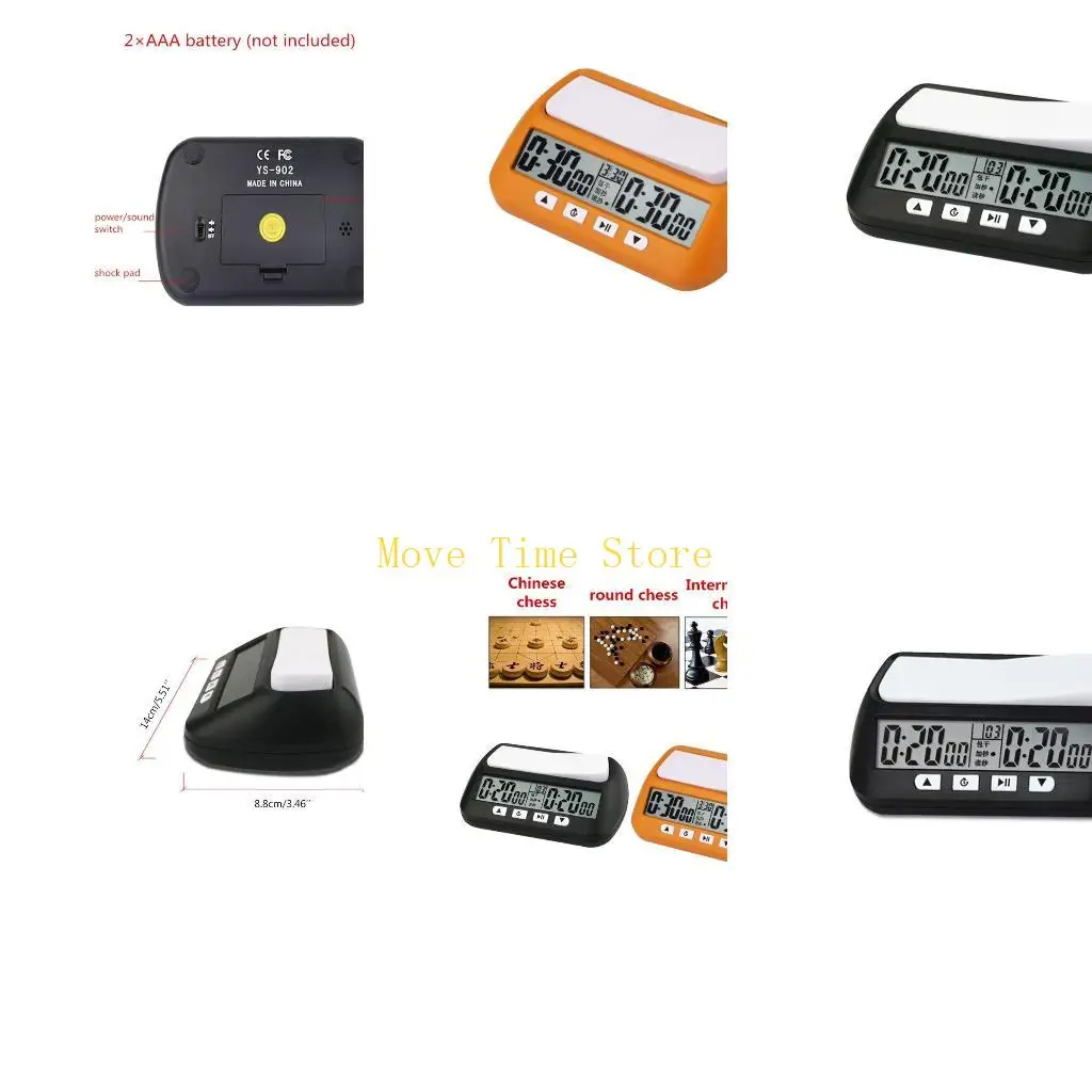 

92ME Digital Watch Count Up Down Timer Board Games Stopwatch Competition Hour Meter