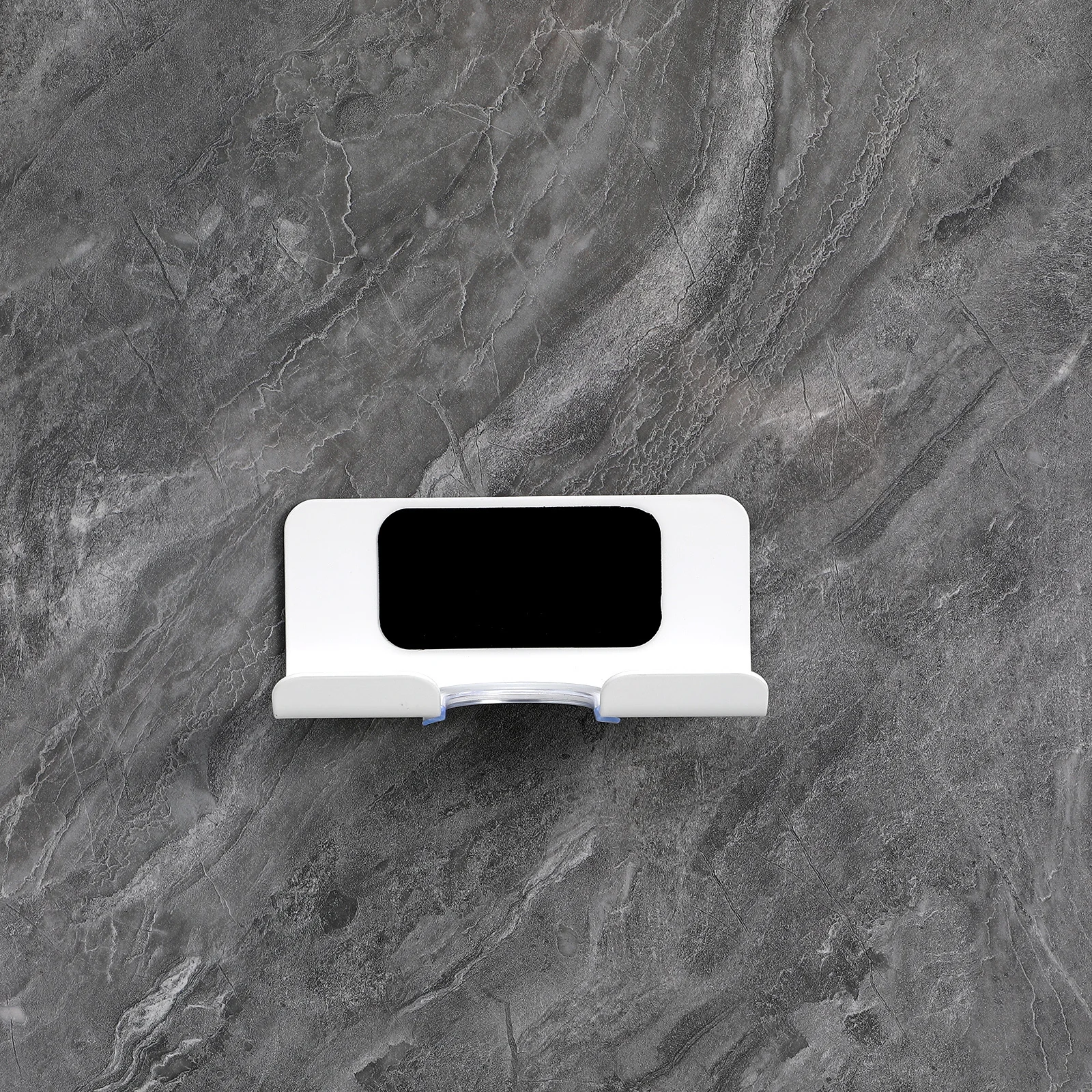 

Wall Mounted Hair Dryer Stand Aluminum Bathroom Organizer Stylish Multi Functional Blow Dryer Holder No Drilling Required