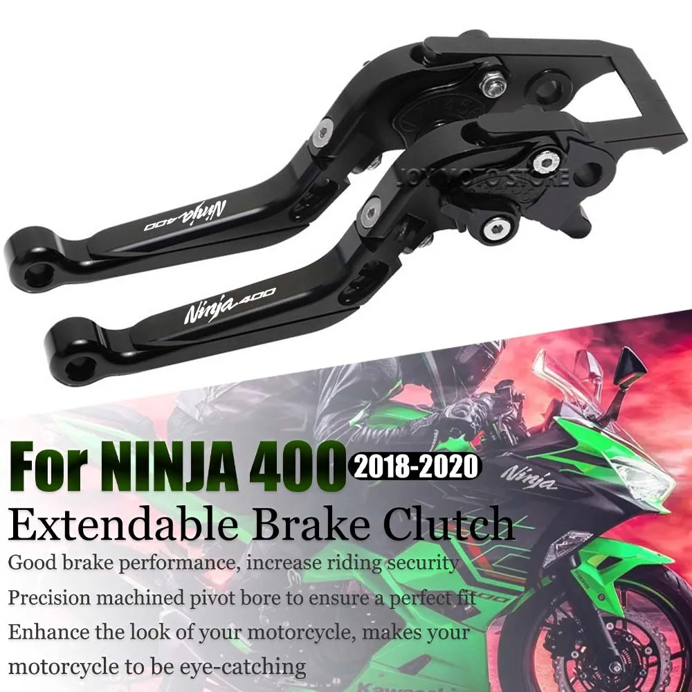 

For Ninja400 ninja400 2018-2020 Motorcycle Accessories CNC Brake Clutch Levers Adjustable Extendable Handlebar Grips