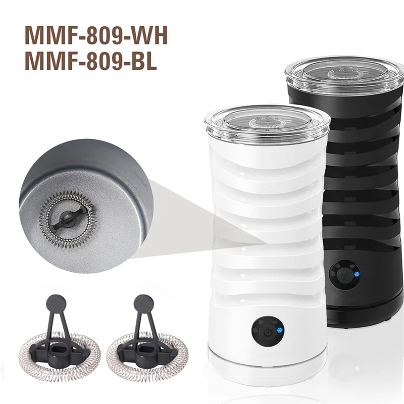 AT28-2Pcs استبدال المخفق ل MMF-809 الكهربائية الحليب باخرة MMF-809-WH الحليب Frother الملحقات