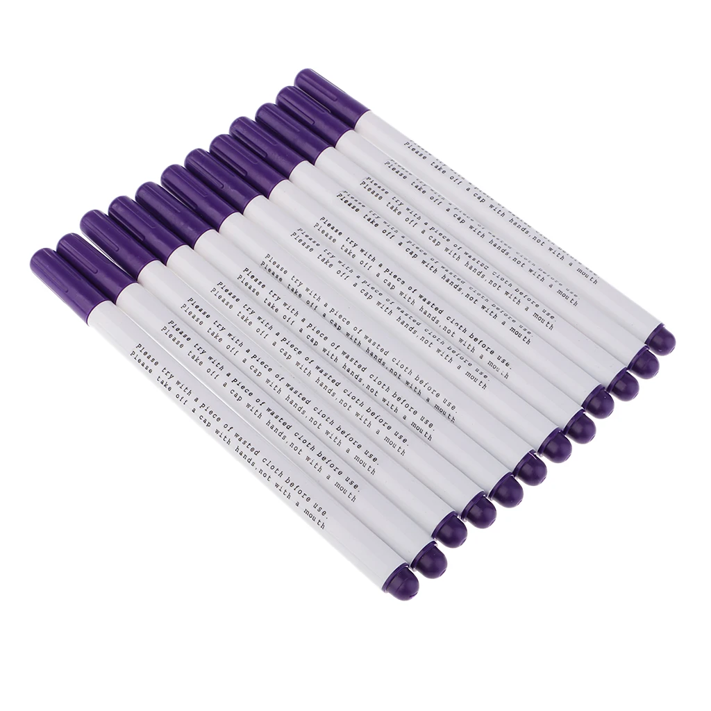 12 Pieces Erasable Pen Water Soluble Marker for Tailors Dressmaking Sewing