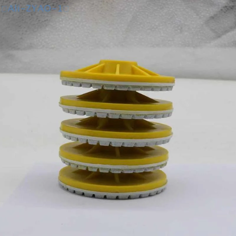 【ZYAO-1】Diskus Poles Keramik 80mm untuk Mesin Gerinda Sudut, Poles Kering Marmer Batu Kuarsa, Pembentukan Sudut, Pengasah Tepi