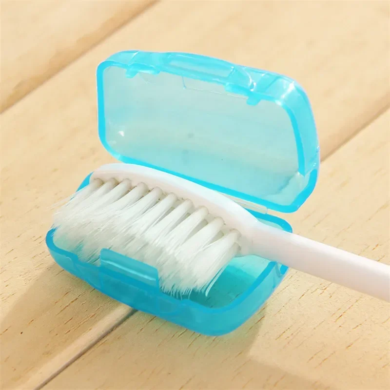 5pcs Case Travel Portable Toothbrush Head Protective Cover bathroom accessories bathroom organizer toothbrush storage