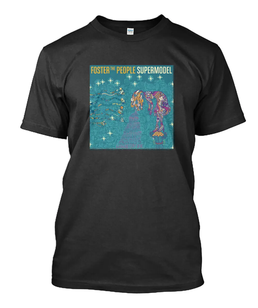 

Новая футболка FOSTER THE PEOPLE Supermodel Old School Folk MAN WOMAN от S до 5XL