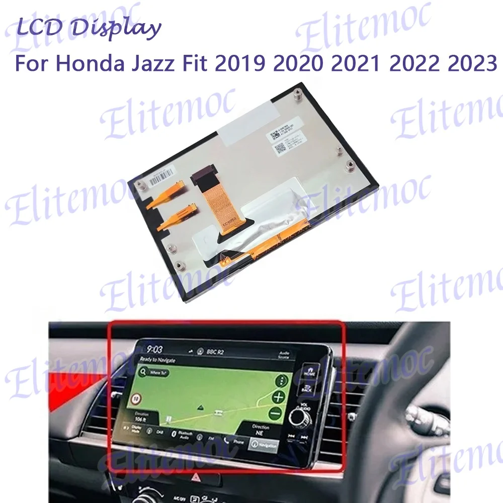 

LAM070G249A 7" inch LCD Display for Honda Jazz Fit 2019 2020 2021 2022 2023 Car Radio GPS Navigation Screen Repair Replacement